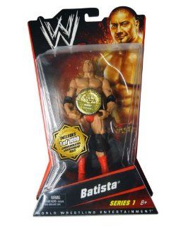 BATISTA * 2010 WWE Series 1, 1/1000 Commemorative Championship Belts Chase Variant Action Figure 