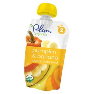Plum Organics Stage 2 Blends   Pumpkin & Banana