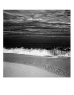 santa maria beach, cuba black and white print by paul cooklin
