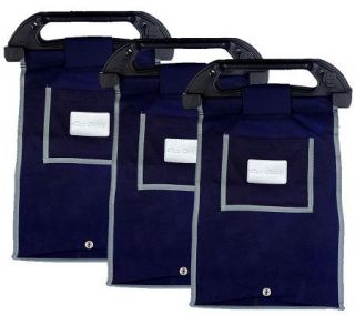 Cart Caddy Set of 3 Heavy Duty Tote Bags —