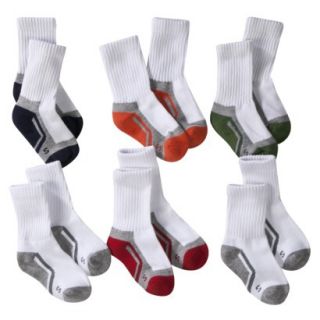 Boys Cherokee® Multicolor 6 pair Crew Socks