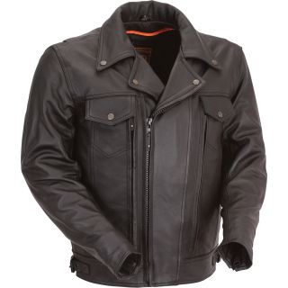 First Classics Men's Utility Cruising Jacket — Black  Motorcycle Jackets