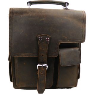 Vagabond Traveler Professional Leather Laptop Briefcase