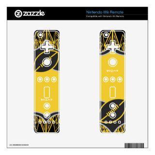 Team USA Sports Black and Gold Pittsburgh Football Nintendo Wii Remote Skins