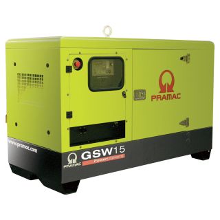 Pramac Commercial Standby Generator — 12 kW, 120/208 Volts, Yanmar Engine, Model# GSW15Y  Commercial Standby Generators