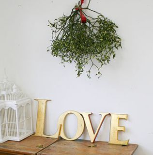 vintage love sign by bonnie and bell