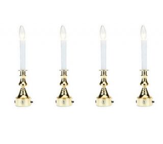 Bethlehem Lights Set/4 Plug in Window Candles with Timer —
