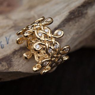 celtic knot crown ring by rochelle shepherd jewels