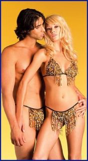 Lingerie His/Hers Tarzan and Jane Set Animal Print Lingerie Clothing