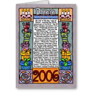 Fun Facts Birthday – Born in 2006 Card