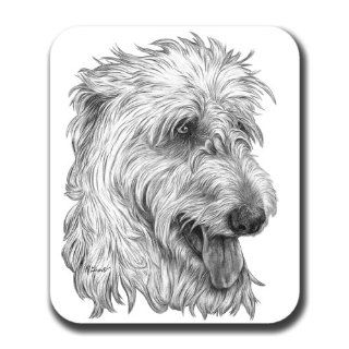 Irish Wolfhound #2 Dog Art Mouse Pad 
