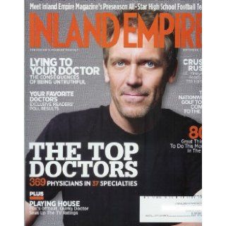 Inland Empire   September 2009 Hugh Laurie, Top Doctors, and More Editors of Inland Empire Magazine Books