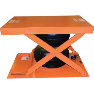 Vestil Low Profile Air Bag Scissor Lift Table — 2,000-Lb. Capacity, Model# ABLT-H-LP-2-29  Foot Operated Load Lifts