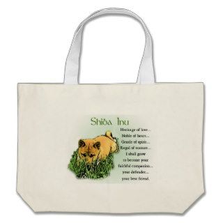 Shiba Inu Heritage of Love Gifts Tote Bags