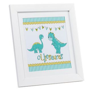 dinosaur keepsake print by feather grey parties