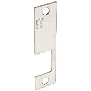 HES Stainless Steel K Faceplate for 1006 Series Electric Strikes for Mortise Lockset with Deadlatch Above the Latchbolt, Satin Stainless Steel Finish Door Handles