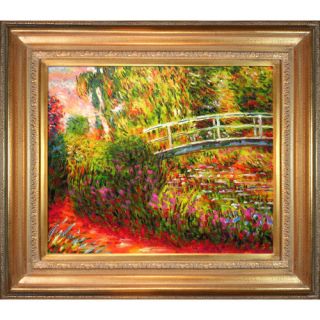 The Japanese Bridge Monet Framed Original Painting