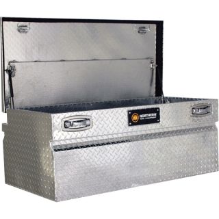 Locking Aluminum Chest Truck Box — Wide Style, 48in. x 24in. x 24in. x 18in., Model# 36012748  Truck Chests