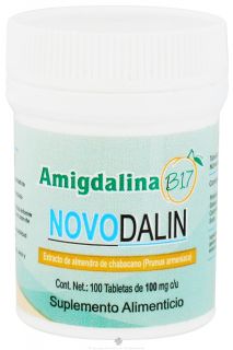 Apricot Power   Amygdalin B 17 Novodalin 100 mg.   100 Tablets
