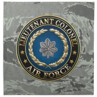[300] Air Force Lieutenant Colonel (Lt Col) Printed Napkin
