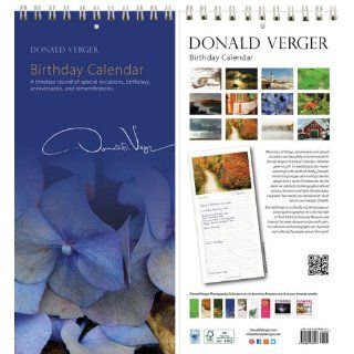 Donald Verger Hydrangea Birthday and Anniversary Perpetual Wall Desk Fine Art Books and Calendars   Unique and Great Nature Gifts and Stocking Stuffers for Christmas, Xmas & Holidays for Him, Her, Women, Men, Husband and Wife  Updated 2014  Birthday R