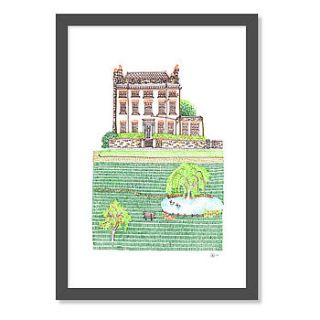 personalised house illustration by rooftop illustrations