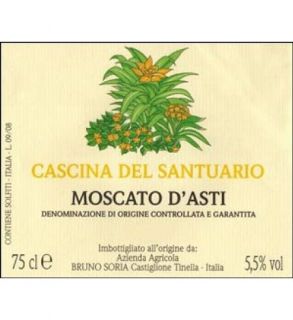 2011 Cascina Del Santuario Moscato D Asti 750ml Wine