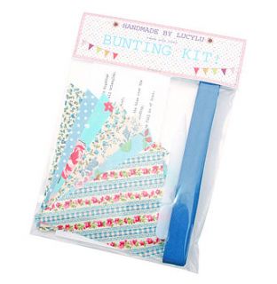 make your own bunting kit by handmade by lucylu