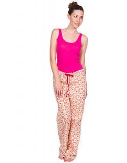 gerbera pyjama trousers by nutmeg sleepwear