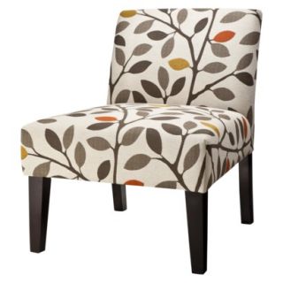Avington Upholstered Slipper Chair   Multicolored