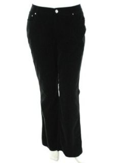 INC International Concepts Velvet Pants Black 16