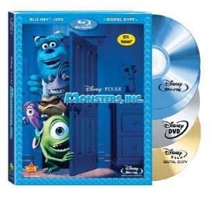 Monsters, Inc. (Four Disc Blu ray/DVD Combo + Digital Copy) [Blu ray] Billy Crystal, John Goodman, Bonnie Hunt Movies & TV