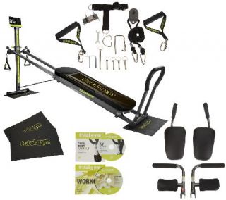 Total Gym Premiere with 10 Attachments 2 Floor Mats and 2 DVDs —