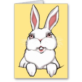 Bunny Rabbit Greeting Card Custom or Blank Card