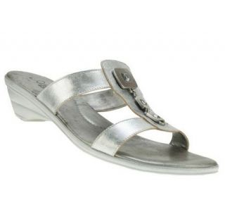 Azura by Spring Step Martinique   Leather Slide —
