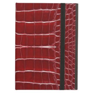 Skinz 1 Leather Lizard Skin RED iPad Air Cover