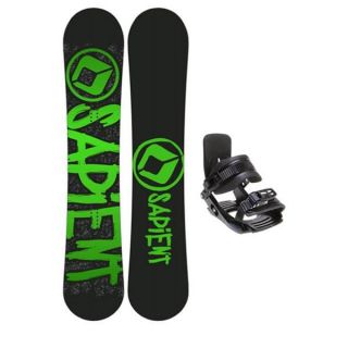 Sapient Yeti Snowboard with Salomon Team Snowboard Bindings   Kids, Youth up to  user pkg 65525gdcme20131911035223