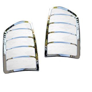 Nova Chrome Taillight Guard Tail Light Trim Lamp Cover 2 PCs Automotive