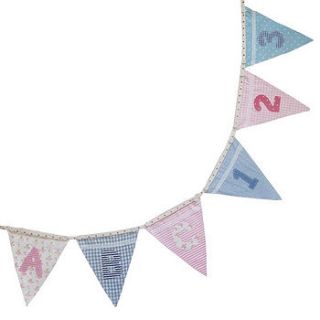 alphabet bunting by the alphabet gift shop