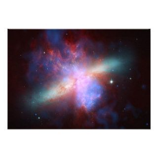 Messier 82 NGC 3034 Cigar Galaxy M82 Composite Personalized Invitation