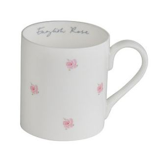 rose china mug by sophie allport