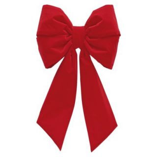 18 Decorative Ribbon Bow   Red