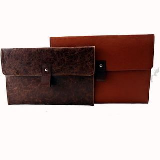 brown leather 11 inch macbook air case by freeload leather accessories