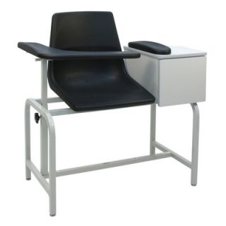 Winco Manufacturing Economical Phlebotomy Chair with Storage Drawer