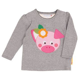 peggy the pig long sleeved t shirt by olive&moss