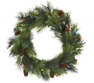 Bethlehem Lights 24 Foxtail Pine Wreath —