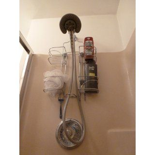 Zenith Products 7446ss Expandable Shower Caddy for Hand Held Shower or Tall Bottles, Chrome  