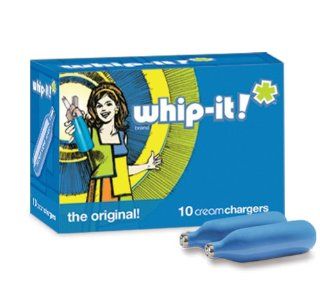Whip It Brand The Original Whipped Cream Chargers, 10 Pack Cream Whippers Kitchen & Dining