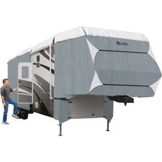 Classic Accessories PolyPro III Deluxe 5th Wheel Cover — Extra Tall, Fits 29ft.-33ft., Model# 75863  RV   Camper Covers