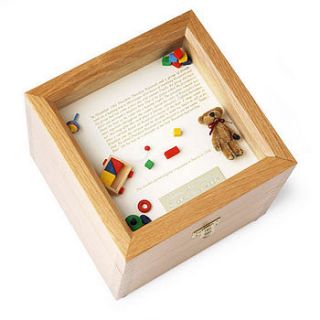 christening memory box by elizabeth young designs